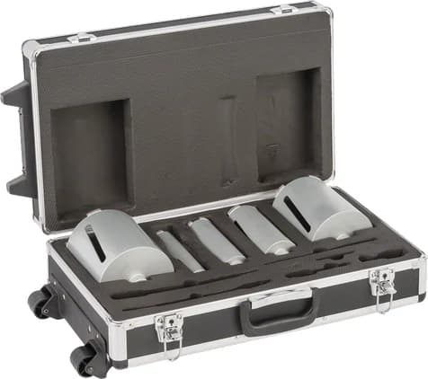 بوش 5-piece diamond dry core cutter set G 1/2" 38 - 127 mm طقم قواطع كور ماسية جاف — 5-piece diamond dry core cutter set G 1/2" 38 - 127 mm