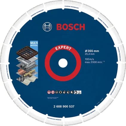 بوش EXPERT Diamond Metal Wheel Large Size Cutting Disc 355 x 25.4 mm قرص قطع — EXPERT Diamond Metal Wheel Large Size Cutting Disc 355 x 25.4 mm