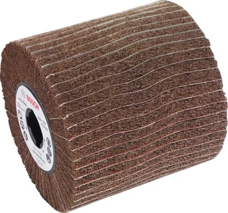 بوش Flap sanding wheel with fleece عجلة صنفرة — Flap sanding wheel with fleece