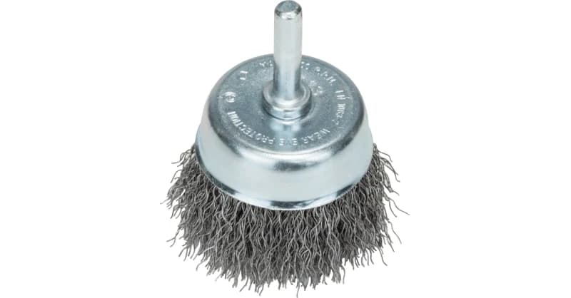 بوش Wire cup brushes for drills – Crimped wire, 50 mm فرشاة سلكية للدريل - سلك مجعد — Wire cup brushes for drills – Crimped wire, 50 mm