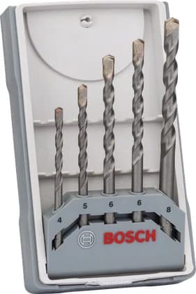بوش 5-piece CYL-3 concrete drill bit set 4 - 8 mm 3165140601344 طقم ريش حفر خرسانة CYL-3 — 5-piece CYL-3 concrete drill bit set 4 - 8 mm 3165140601344