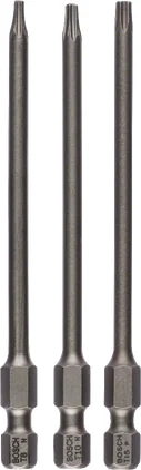 بوش 3-piece screwdriver bit set, Extra Hard 3165140302845 رؤوس مفكات — 3-piece screwdriver bit set, Extra Hard 3165140302845