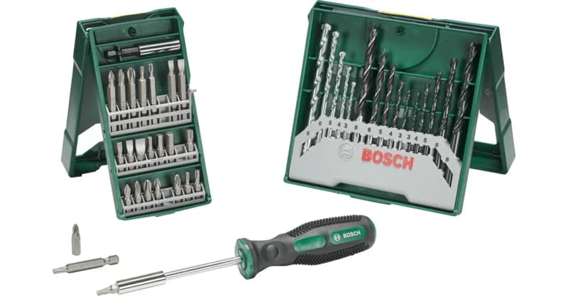 بوش 25+15+1 Mini-X-Line Sets plus Handle أطقم Mini-X-Line مع مقبض — 25+15+1 Mini-X-Line Sets plus Handle