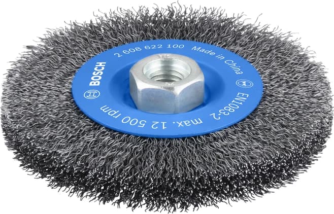 بوش Metal clean Wire Wheel, 115 x 0.3 mm, Thread عجلة سلكية — Metal clean Wire Wheel, 115 x 0.3 mm, Thread