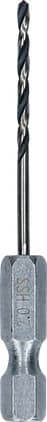 بوش HSS PointTeQ Hex Drill Bit 2mm, 10pc ريش دريل سداسية — HSS PointTeQ Hex Drill Bit 2mm, 10pc