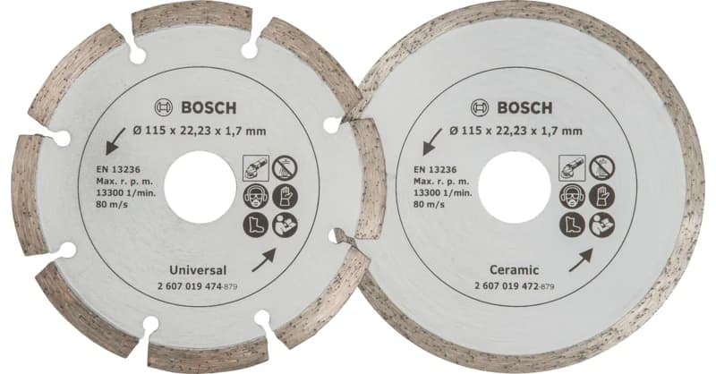 بوش قرص قطع ماسي للبلاط ومواد البناء — Diamond Cutting Disc for Tiles and Construction Material