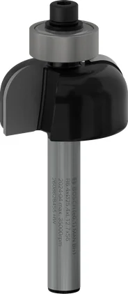 بوش Router Bit Cove, R 6.4, Shank 6 mm لقمة راوتر تجويف — Router Bit Cove, R 6.4, Shank 6 mm