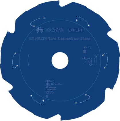 بوش EXPERT Fibre Cement cordless شفرة منشار دائري 216 x 2/1.4 x 30 mm T6 — EXPERT Fibre Cement cordless Circular Saw Blade, 216 x 2/1.4 x 30 mm, T6
