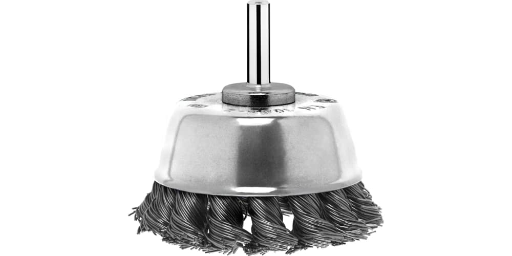 بوش Wire cup brush for drills – Knotted wire, 65 mm فرشاة سلكية للدريل - سلك معقد — Wire cup brush for drills – Knotted wire, 65 mm