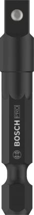 بوش Socket Adapter with Ball Connection, 1/4", 50 mm مهايئ جوزة مع وصلة كروية — Socket Adapter with Ball Connection, 1/4", 50 mm