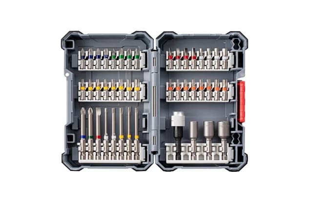 بوش طقم ريش مفك مختلط Pick & Click Extra Hard، 44 قطعة — Pick & Click Extra Hard Screwdriver Bits Mixed Set, 44-piece