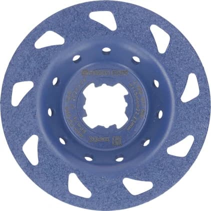 بوش EXPERT Multi Material Carbide رأس تجليخ ناعم، مسطح، X-LOCK، 115 mm، 22.23 mm — EXPERT Multi Material Carbide Grinding Head Fine, Flat, X-LOCK, 115 mm, 22.23 mm