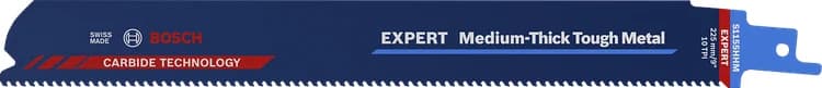 بوش EXPERT ‘Medium-Thick Tough Metal’ S 1155 HHM Reciprocating Saw Blade 1-pc شفرة منشار ترددي — EXPERT ‘Medium-Thick Tough Metal’ S 1155 HHM Reciprocating Saw Blade 1-pc