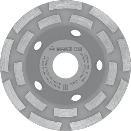 بوش Concrete Grinding Head, 50 x 115 mm, 22.23 mm رأس تجليخ خرسانة — Concrete Grinding Head, 50 x 115 mm, 22.23 mm