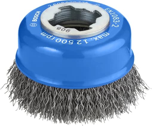 بوش Metal clean X-Lock Cup Brush, 75 x 0.3 mm فرشاة معادن كأسية — Metal clean X-Lock Cup Brush, 75 x 0.3 mm