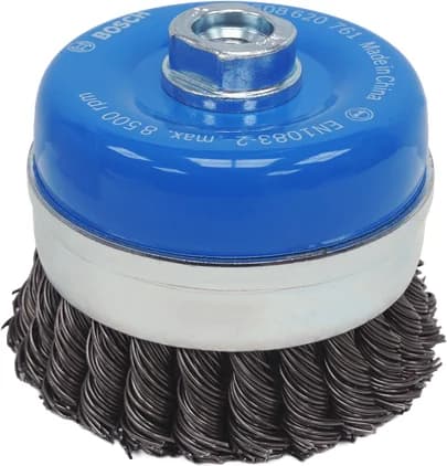 بوش Metal Heavy Cup Brush, 100 x 0.8 mm فرشاة كأس معدن ثقيلة — Metal Heavy Cup Brush, 100 x 0.8 mm