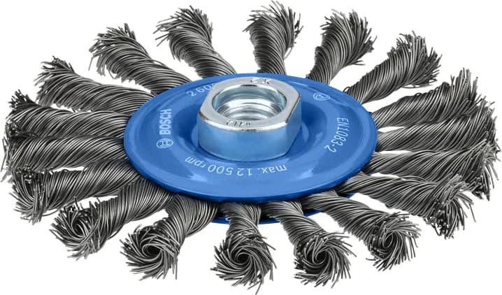 بوش Metal Heavy Wire Wheel, 115 x 0.5 mm عجلة سلك معدن ثقيلة — Metal Heavy Wire Wheel, 115 x 0.5 mm