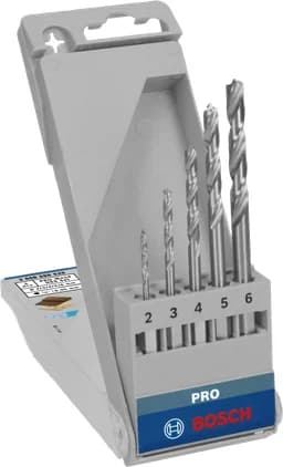 بوش Wood HSS Brad Point Drill Bit Set, 5 pcs 3165140395502 طقم ريش حفر HSS للخشب — Wood HSS Brad Point Drill Bit Set, 5 pcs 3165140395502