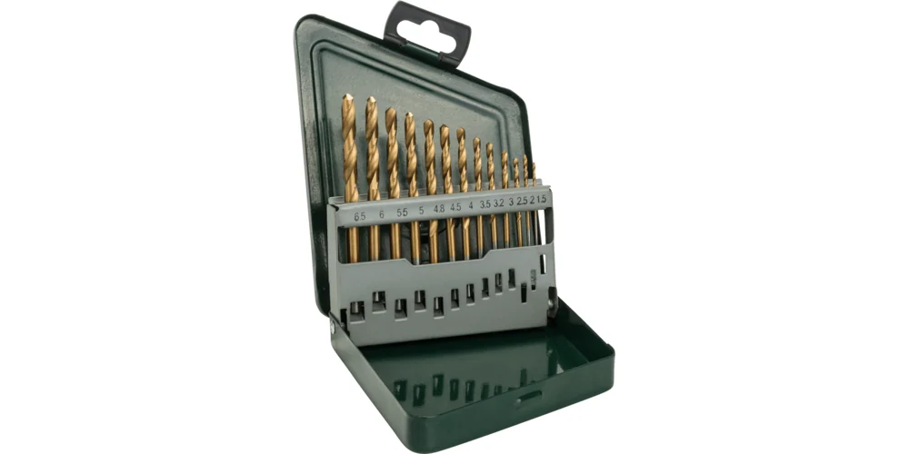 بوش Metal Drill Bit HSS-TiN, DIN 338 Set 13 Pieces طقم لقمة ثقب معادن — Metal Drill Bit HSS-TiN, DIN 338 Set 13 Pieces
