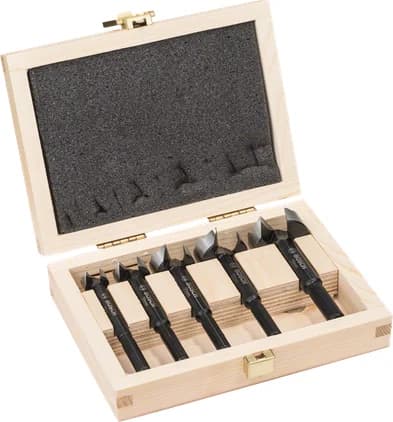 بوش 5-piece Forstner drill bit set 15 - 35 mm 3165140858120 طقم ريش ثقب فورستنر — 5-piece Forstner drill bit set 15 - 35 mm 3165140858120