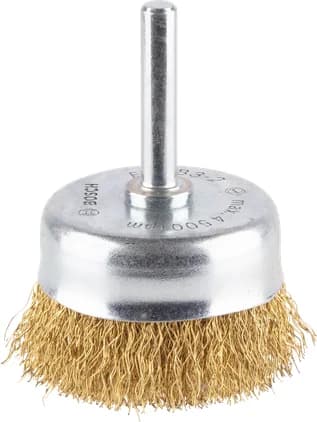 بوش Multi Material clean Cup Brush فرشاة كأس Straight Shank, 50 x 0.2 mm — Multi Material clean Cup Brush, Straight Shank, 50 x 0.2 mm