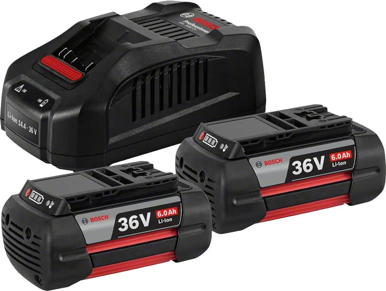 بوش 2 x GBA 36V 6.0Ah + GAL 3680 CV — 2 x GBA 36V 6.0Ah + GAL 3680 CV