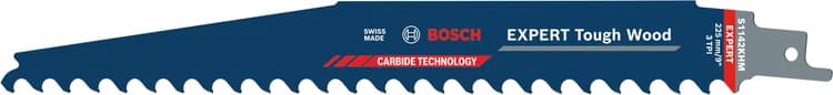 بوش EXPERT ‘Tough Wood’ S 1142 KHM شفرة منشار ترددي — EXPERT ‘Tough Wood’ S 1142 KHM Reciprocating Saw Blade 1-pc