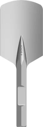 بوش HEX 28-4C Spade Chisel Rounded, 135 x 400 mm إزميل مسطح مستدير — HEX 28-4C Spade Chisel Rounded, 135 x 400 mm