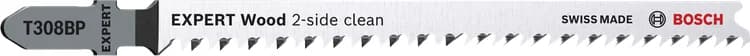 بوش EXPERT Wood 2-side clean T308BP شفرة منشار منحنيات — EXPERT Wood 2-side clean T308BP Jigsaw Blade, 3 pcs