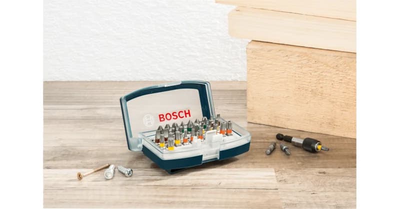 بوش Screwdriver Bit Set 32 Pieces, blue طقم لقمة مفك براغي — Screwdriver Bit Set 32 Pieces, blue