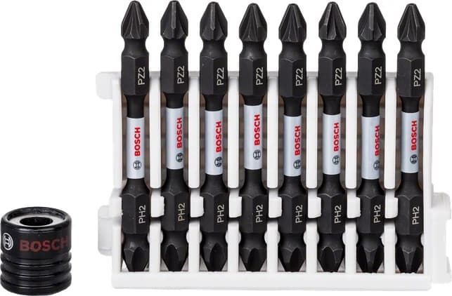 بوش Impact Control Screwdriver Bit pack, 9-piece 3165140851244 طقم لقمة مفك — Impact Control Screwdriver Bit pack, 9-piece 3165140851244