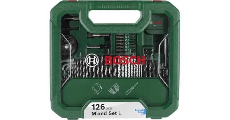 بوش طقم مختلط L، 126 قطعة — Mixed Set L, 126 pcs