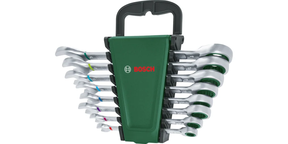 بوش Ratchet Combination Wrench Set 8-Piece — Ratchet Combination Wrench Set 8-Piece