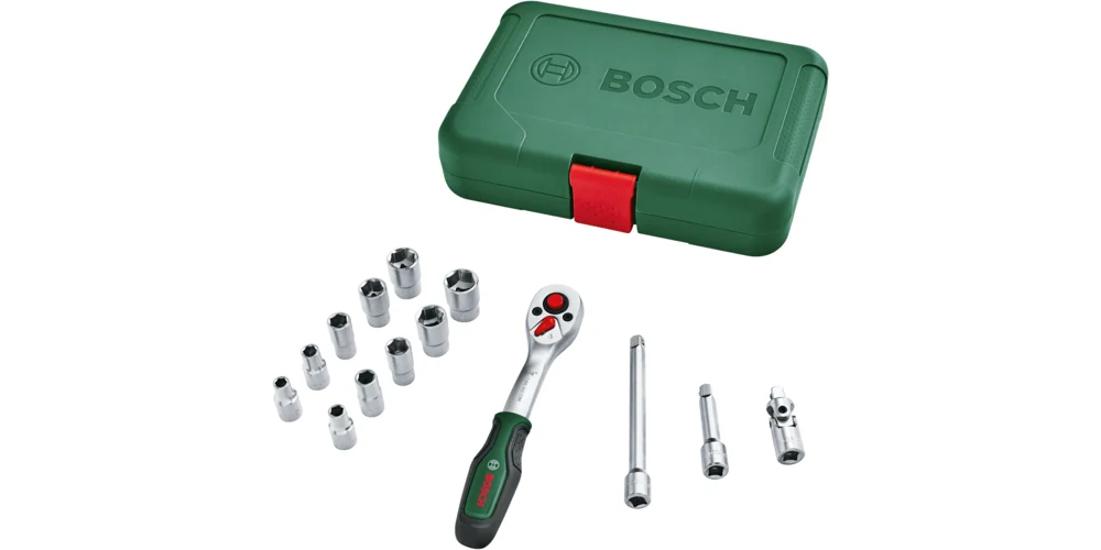 بوش 1/4" Ratchet Set 14-Piece — 1/4" Ratchet Set 14-Piece