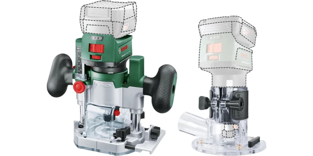 بوش Router Combi Set - Without battery | Without charger — Router Combi Set - Without battery | Without charger