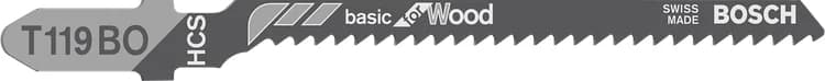 Bosch Jigsaw blade T 119 BO — Jigsaw blade T 119 BO