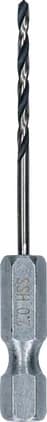 بوش Metal HSS Twist Drill Bit, 2 x 24 x 60 mm, HEX 1/4" Shank ريشة حفر ملتوية — Metal HSS Twist Drill Bit, 2 x 24 x 60 mm, HEX 1/4" Shank