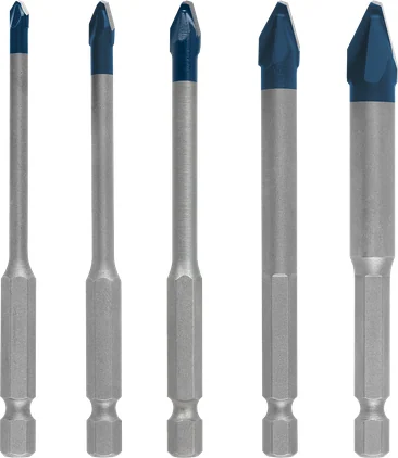 بوش EXPERT HEX-9 HardCeramic طقم ريش حفر، 4 × 90؛ 5 × 90؛ 6 × 90؛ 8 × 90؛ 10 × 90 مم، 5 قطع 6949509232496 — EXPERT HEX-9 HardCeramic Drill Bit Set, 4 x 90; 5 x 90; 6 x 90; 8 x 90; 10 x 90 mm, 5 pcs 6949509232496