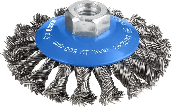 بوش Metal heavy Bevel Brush, 100 x 0.5 mm, Thread فرشاة شطف معدن ثقيلة — Metal heavy Bevel Brush, 100 x 0.5 mm, Thread