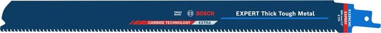 بوش EXPERT ‘Thick Tough Metal’ S 1255 CHC شفرة منشار ترددي 1 قطعة — EXPERT ‘Thick Tough Metal’ S 1255 CHC Reciprocating Saw Blade 1-pc