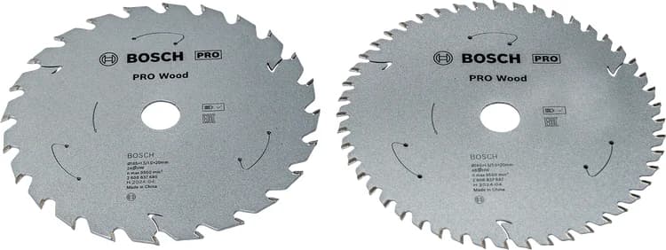 بوش Wood Circular Saw Blade 165 mm Cordless 2 pcs Promo Pack شفرة منشار دائري — Wood Circular Saw Blade 165 mm Cordless 2 pcs Promo Pack