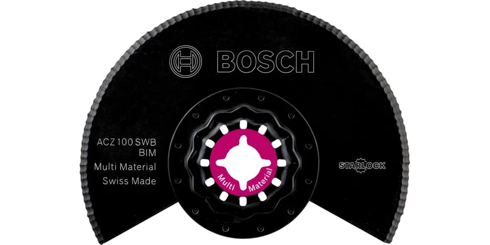 بوش Starlock ACZ 100 SWB BIM Serrated Segment Blade شفرة منشار — Starlock ACZ 100 SWB BIM Serrated Segment Blade