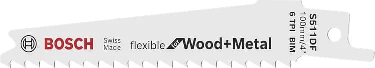 بوش Reciprocating saw blade S 511 DF شفرة منشار ترددي — Reciprocating saw blade S 511 DF