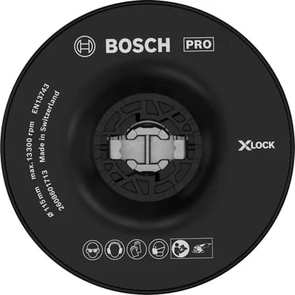 بوش Backing Pad Hard, 115 mm, X-Lock 3165140938495 قاعدة دعم صلبة — Backing Pad Hard, 115 mm, X-Lock 3165140938495