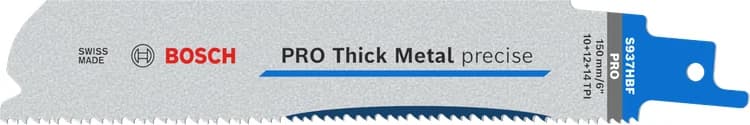 بوش Thick Metal precise S937HBF Blade, 1.1 x 25 x 150 mm, 5 pcs شفرة — Thick Metal precise S937HBF Blade, 1.1 x 25 x 150 mm, 5 pcs