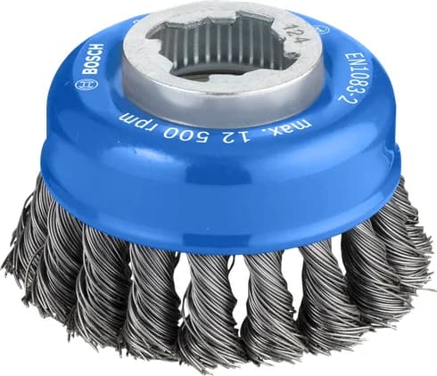 بوش Metal heavy X-Lock Cup Brush, 75 x 0.5 mm فرشاة كأس معدن ثقيلة X-Lock — Metal heavy X-Lock Cup Brush, 75 x 0.5 mm