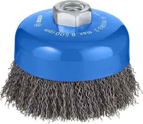 بوش Metal clean Cup Brush, 100 x 0.5 mm, Thread فرشاة معادن كأسية — Metal clean Cup Brush, 100 x 0.5 mm, Thread