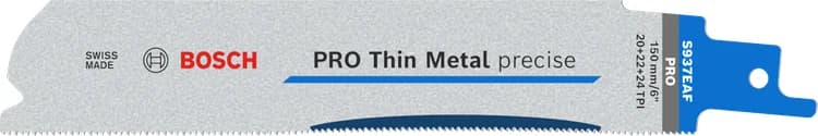 بوش Thin Metal precise S937EAF Blade, 1.1 x 25 x 150 mm, 5 pcs شفرة — Thin Metal precise S937EAF Blade, 1.1 x 25 x 150 mm, 5 pcs