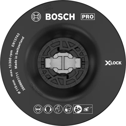 بوش Backing Pad Soft, 115 mm, X-Lock قاعدة دعم ناعمة — Backing Pad Soft, 115 mm, X-Lock