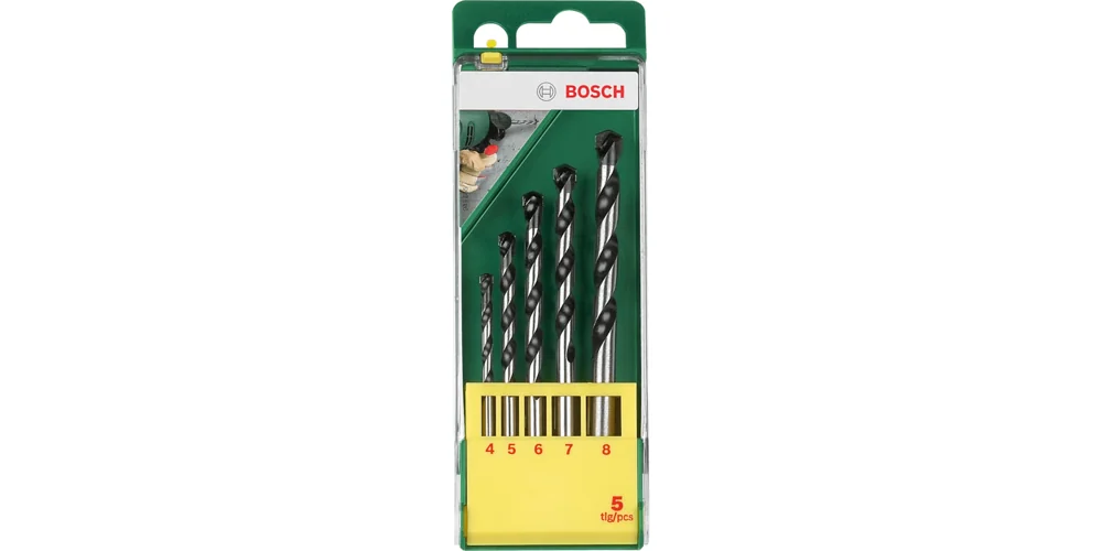 بوش Concrete Drill Bit Set 5 Pieces طقم ريش حفر خرسانة — Concrete Drill Bit Set 5 Pieces